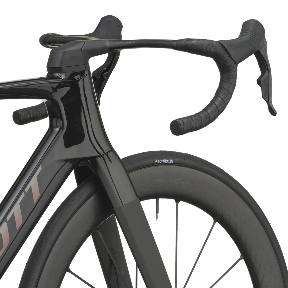 SCOTT Foil RC Ultimate in Piano Black/Carbon Black, detail view