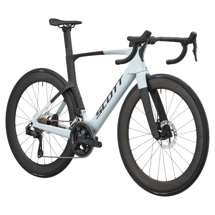 SCOTT Foil RC 20 in Cumulus White/Carbon Black, side view
