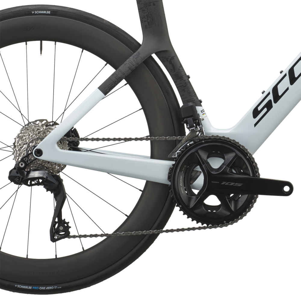 SCOTT Foil RC 20 in Cumulus White/Carbon Black, detail view
