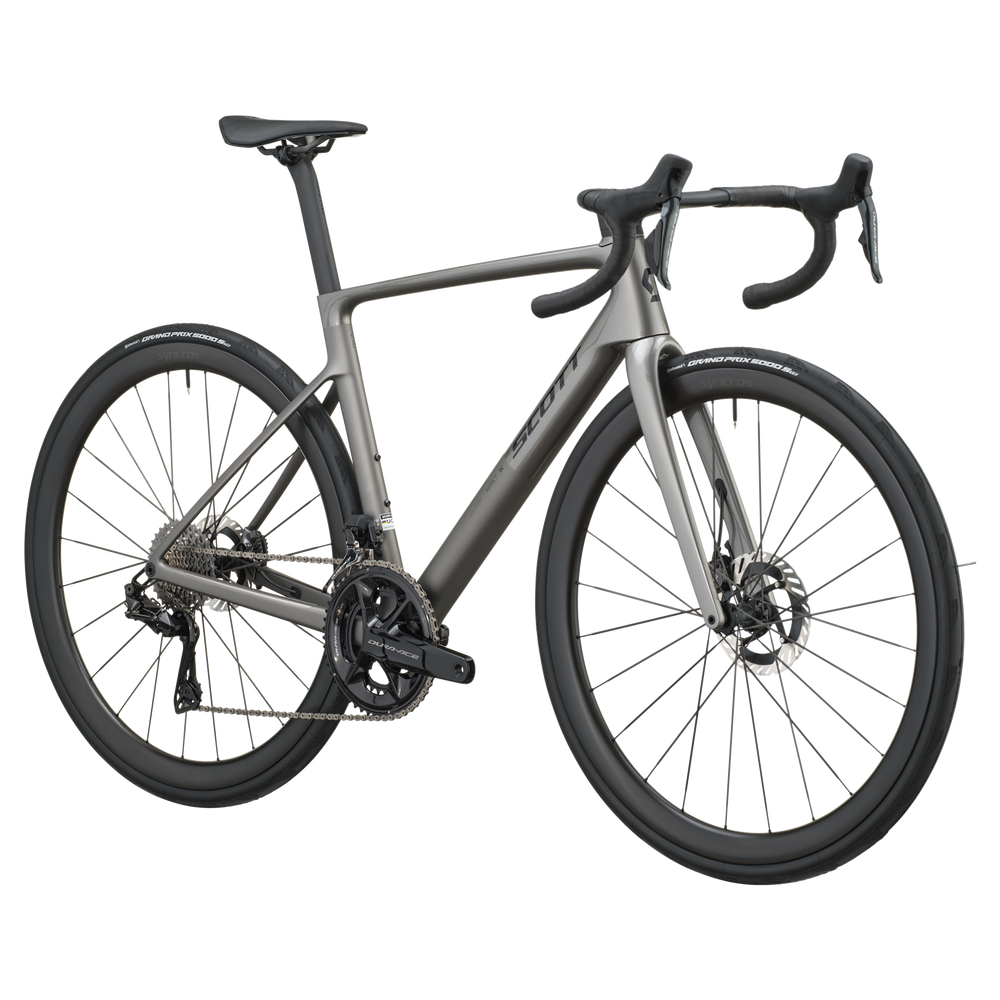 SCOTT Addict RC Pro in Tungsten Grey, side view