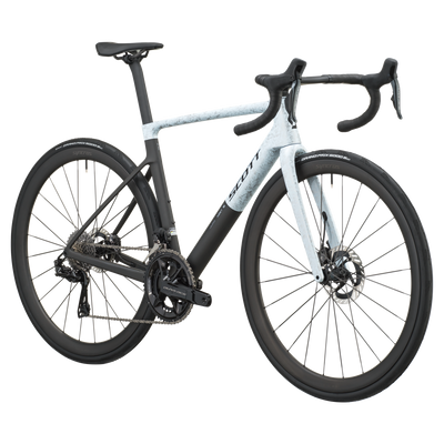 SCOTT Addict RC Pro in Rush White/Carbon Black, side view
