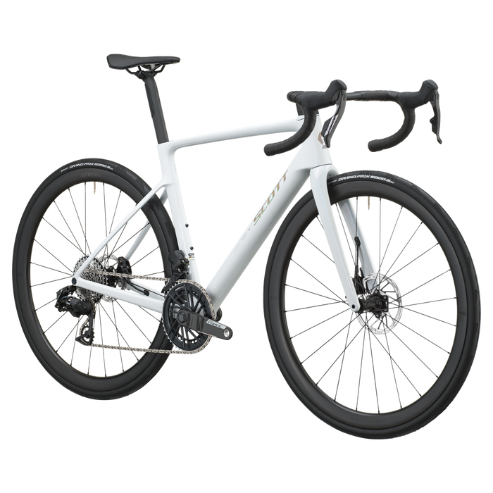 SCOTT Addict RC Team in Rainbow White, side view