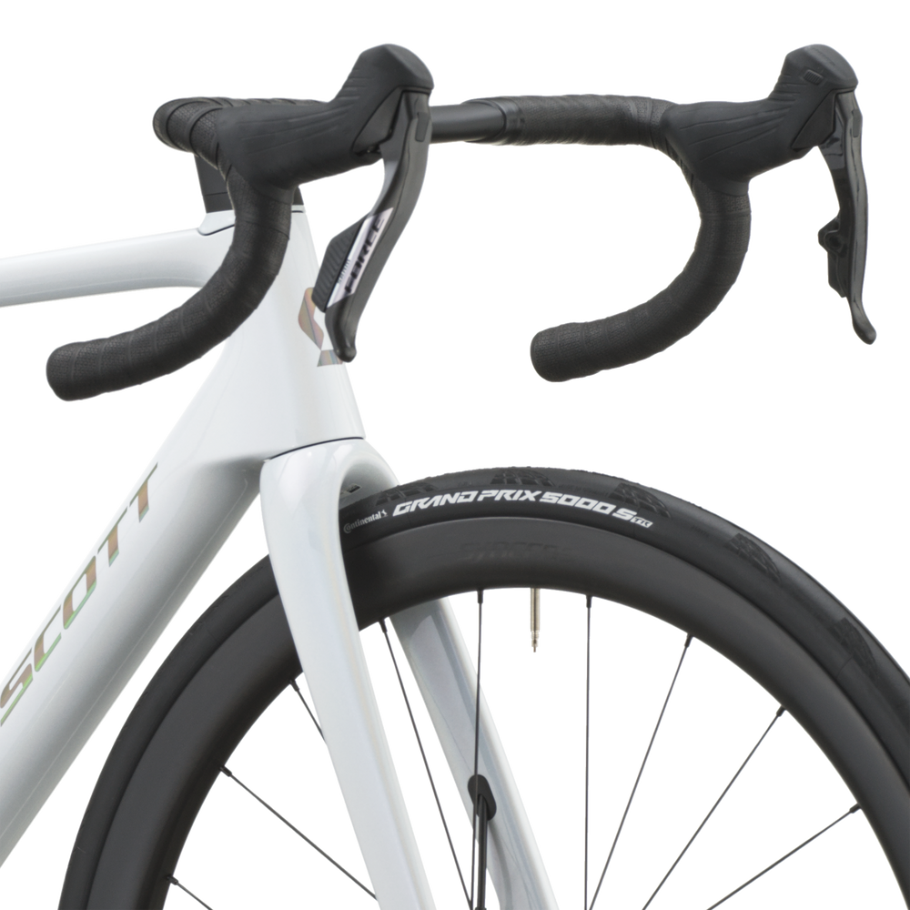 SCOTT Addict RC Team in Rainbow White, detail view