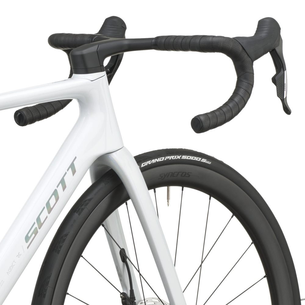 SCOTT Addict RC Team in Rainbow White, detail view