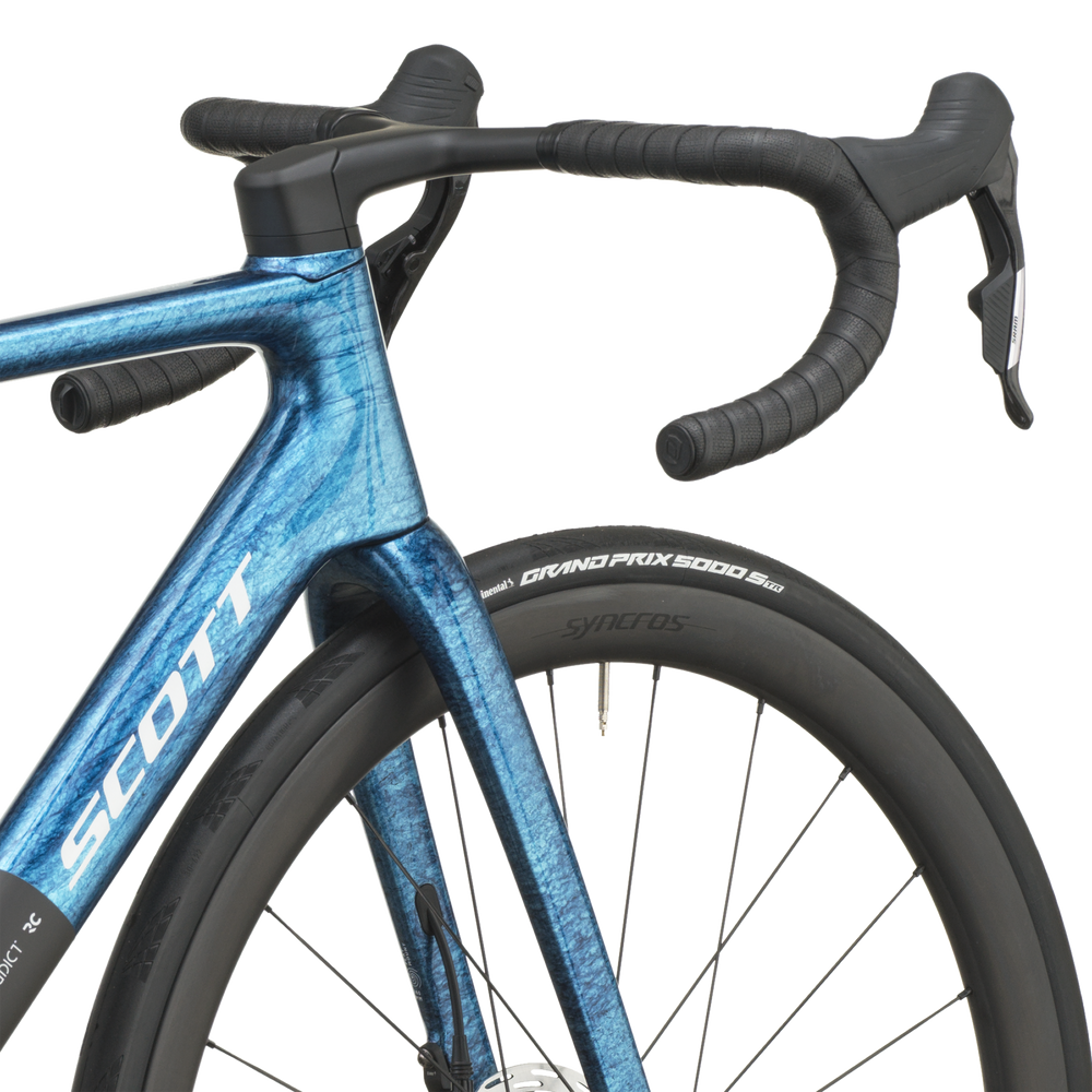 SCOTT Addict RC Team in Watery Blue/Carbon Black, detail view