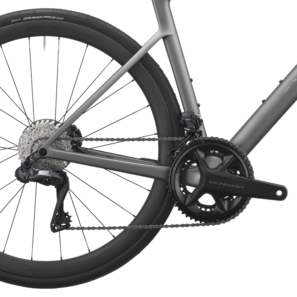SCOTT Addict RC 10 in Tungsten Grey, detail view