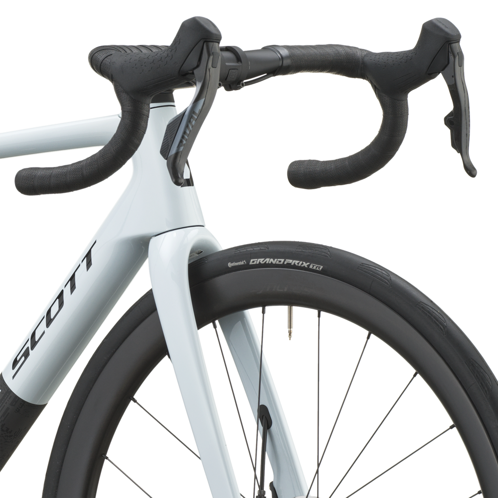 SCOTT Addict RC 25 in Cumulus White/Carbon Black, detail view