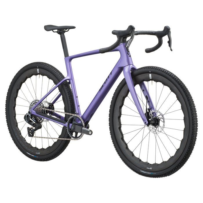 SCOTT Addict Gravel 10 in Blaze Purple, side view