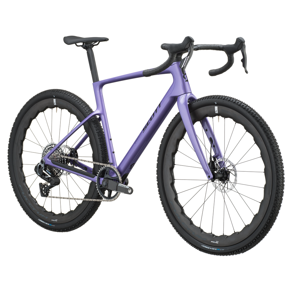 SCOTT Addict Gravel 10 in Blaze Purple, side view