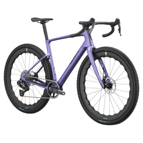 SCOTT Addict Gravel 10 in Blaze Purple, side view
