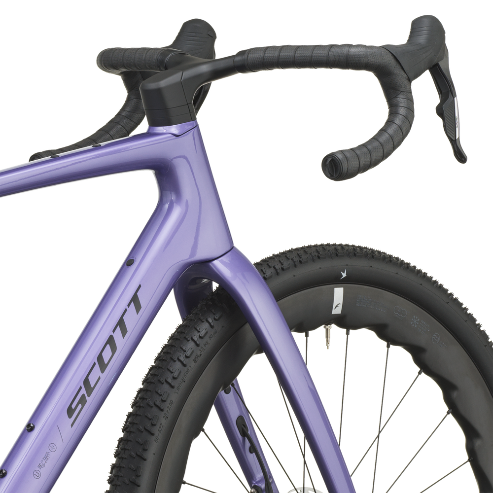 SCOTT Addict Gravel 10 in Blaze Purple, detail view