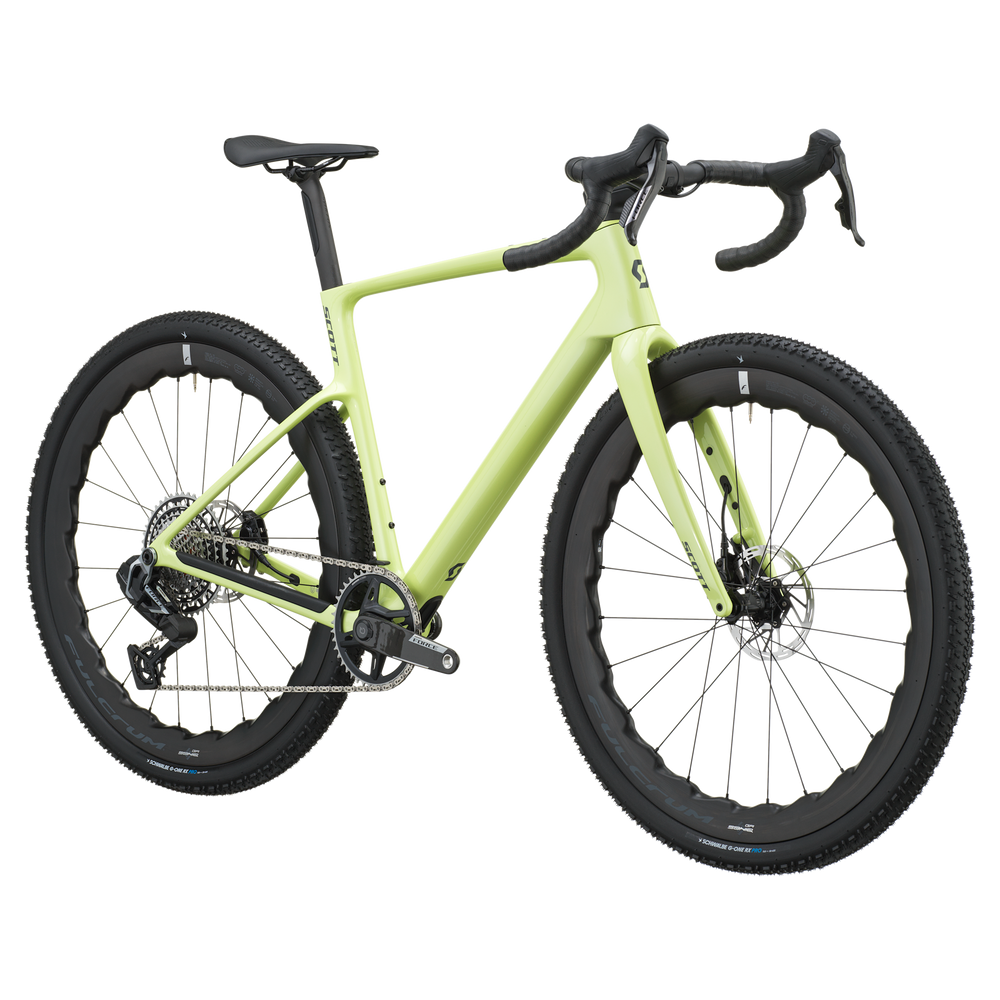 SCOTT Addict Gravel 20 in Mojito Green, side view