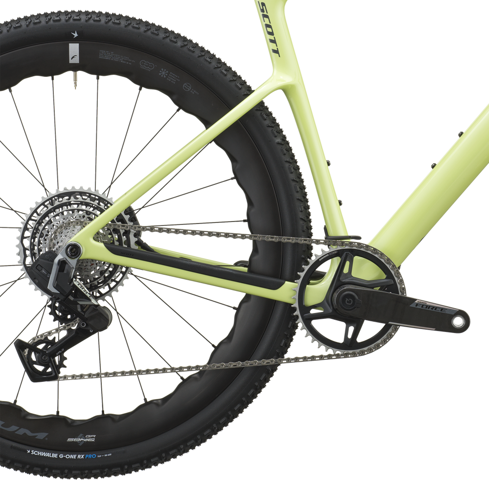 SCOTT Addict Gravel 20 in Mojito Green, detail view