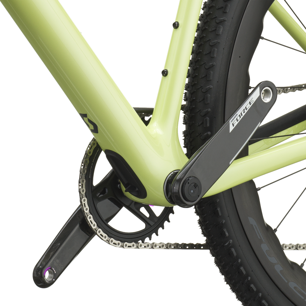SCOTT Addict Gravel 20 in Mojito Green, detail view