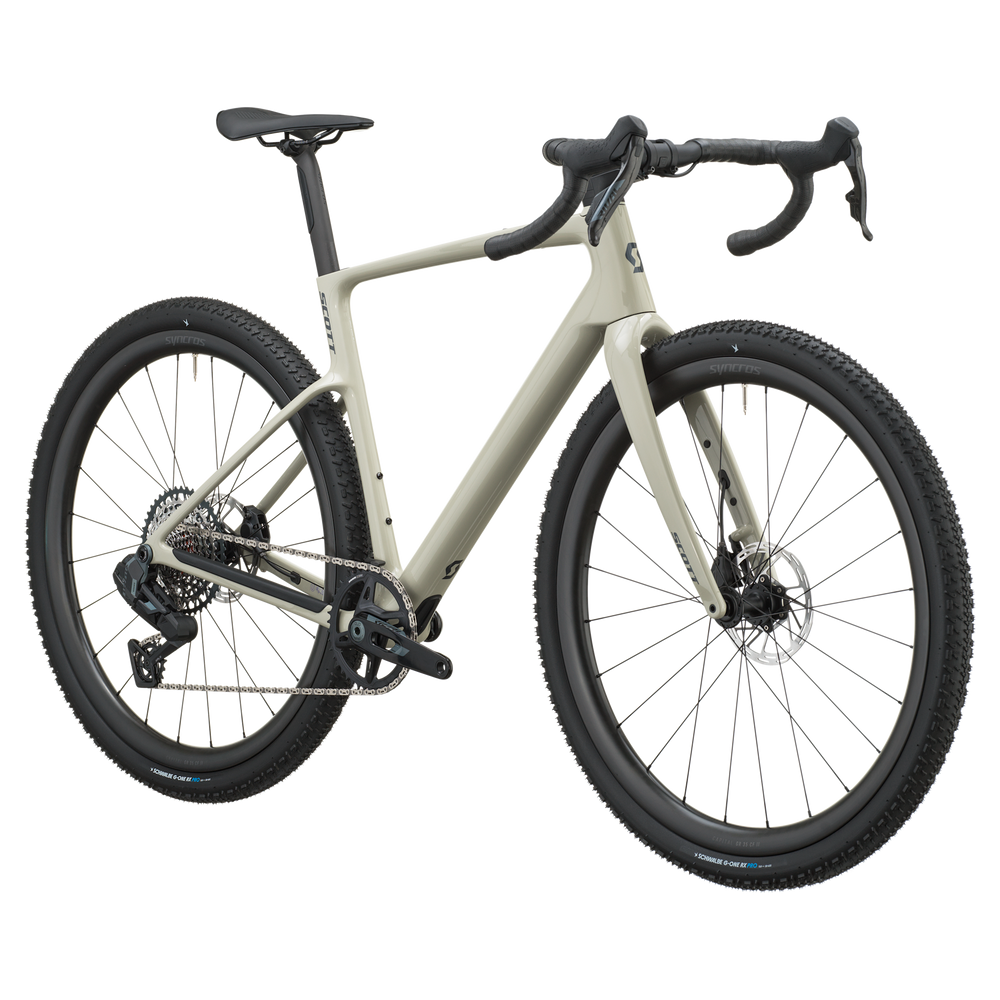 SCOTT Addict Gravel 30 in Agate Grey, side view