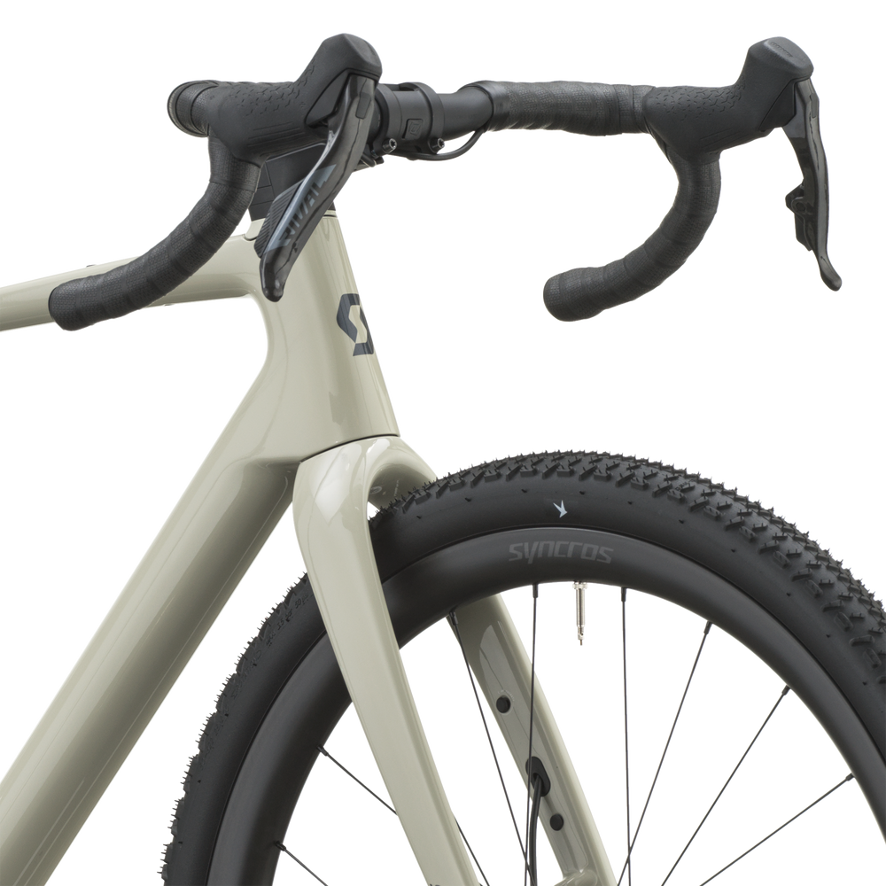 SCOTT Addict Gravel 30 in Agate Grey, detail view