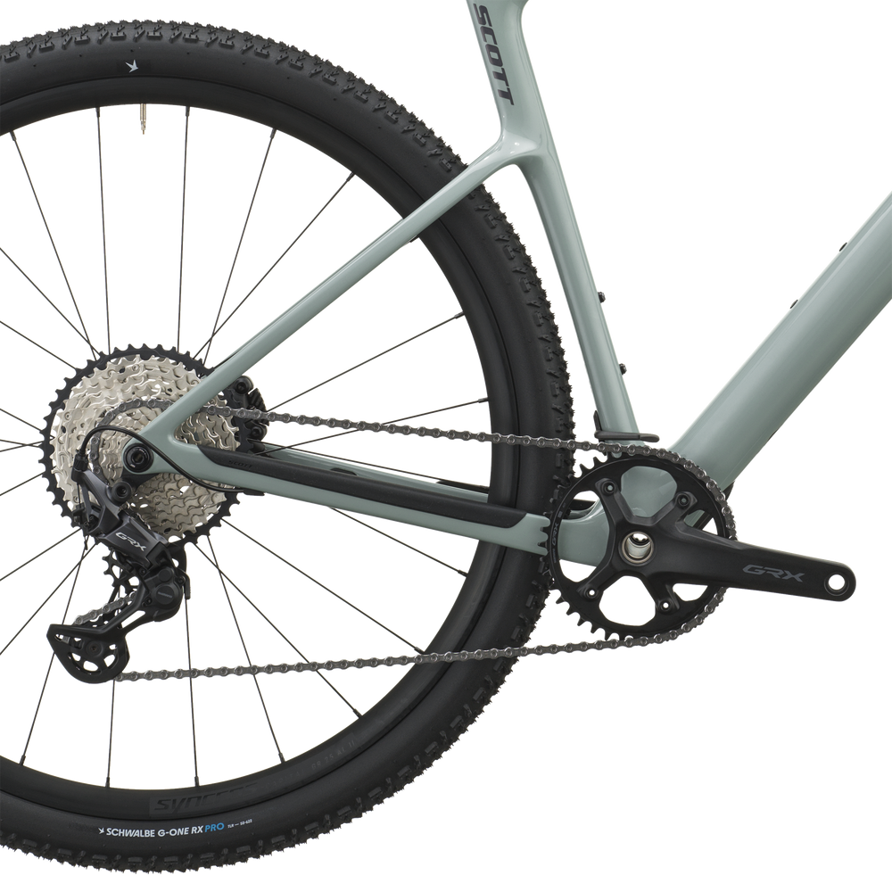 SCOTT Addict Gravel 40 in Iron Grey, detail view