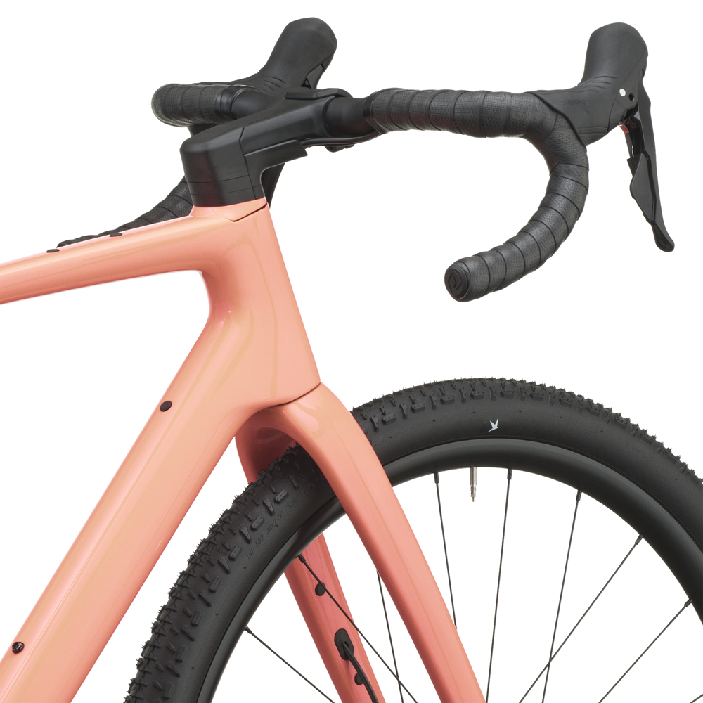 SCOTT Addict Gravel 40 in Peach Pink, detail view