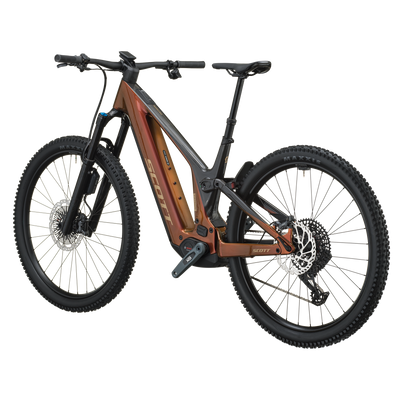 SCOTT Patron 10 in Obsidian Red/Carbon Black, detail view
