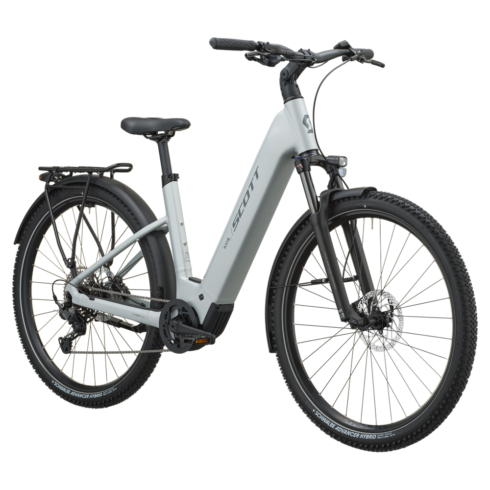 SCOTT Axis 30 Wave in Cloud Grey, side view