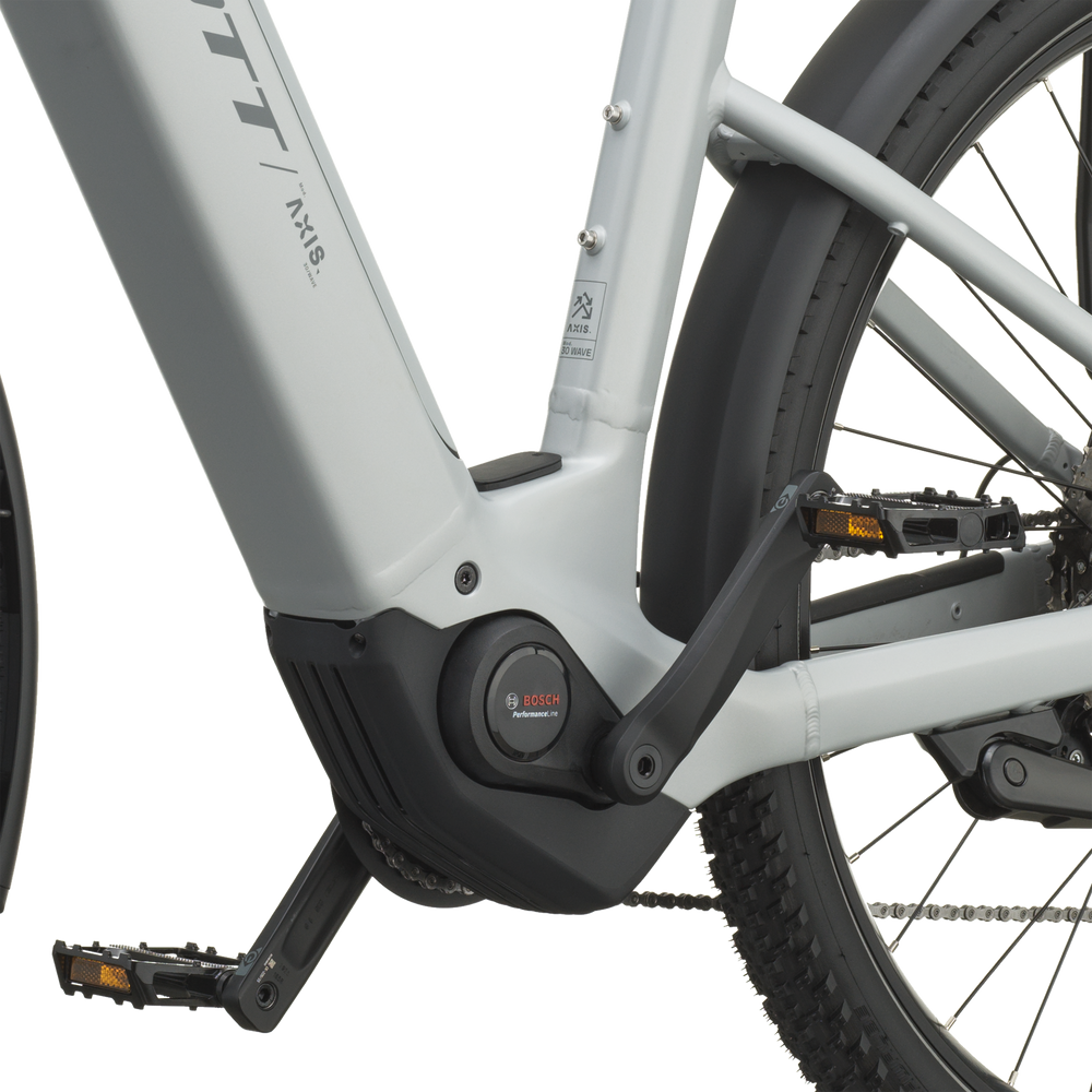 SCOTT Axis 30 Wave in Cloud Grey, detail view
