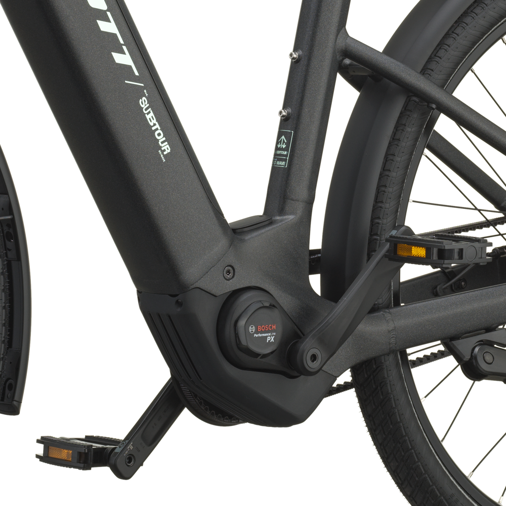 SCOTT Sub Tour 20 Wave in Granite Black, detail view