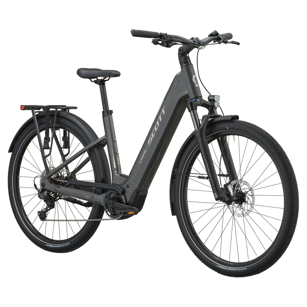 SCOTT Sub Sport 10 Wave in Cinder Grey, side view