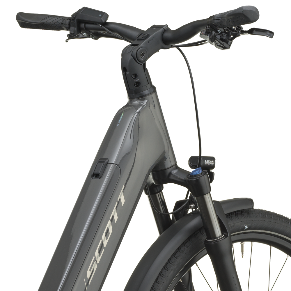 SCOTT Sub Sport 10 Wave in Cinder Grey, detail view