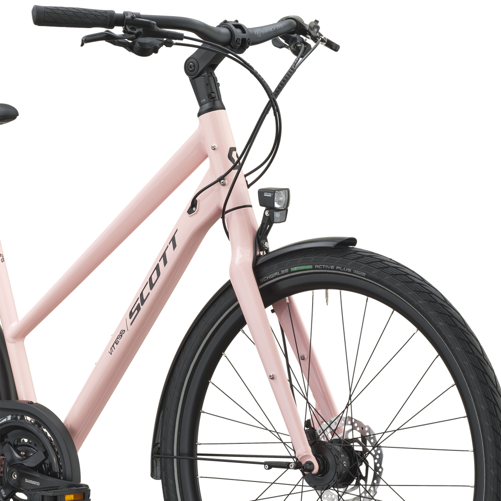 SCOTT Vitess 25 Slope in Dogwood Pink, detail view