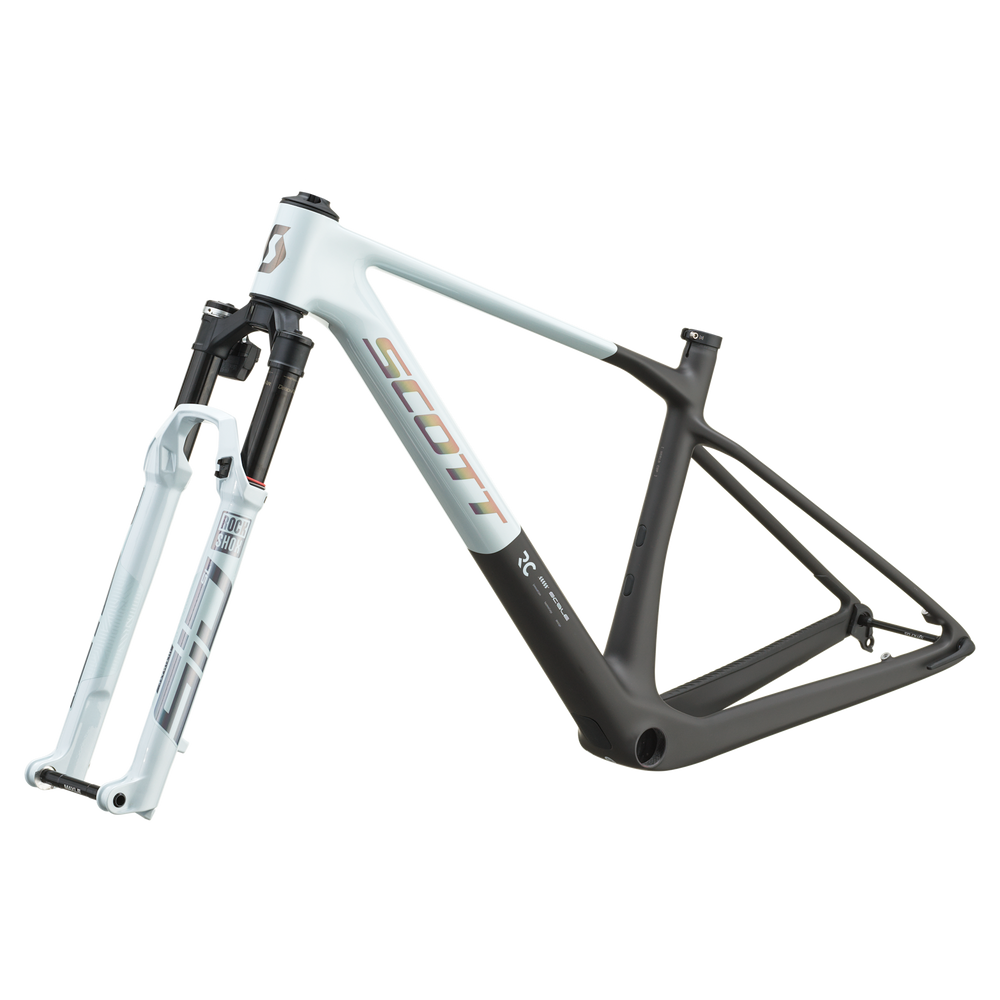 SCOTT Scale RC World Cup in Cumulus White/Carbon Black, detail view
