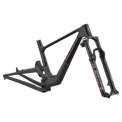 SCOTT Spark RC SL in Piano Black/Carbon Black, side view