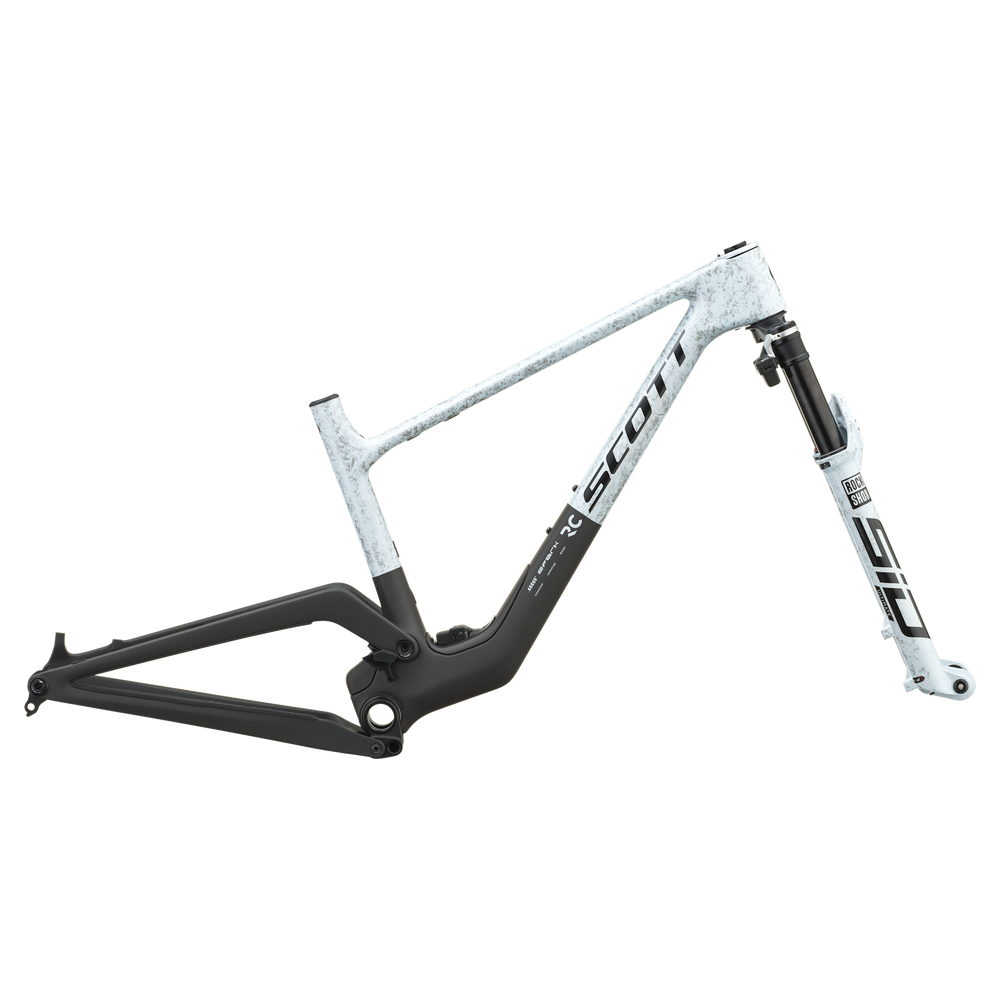 SCOTT Spark RC World Cup EVO in Rush White/Carbon Black, detail view