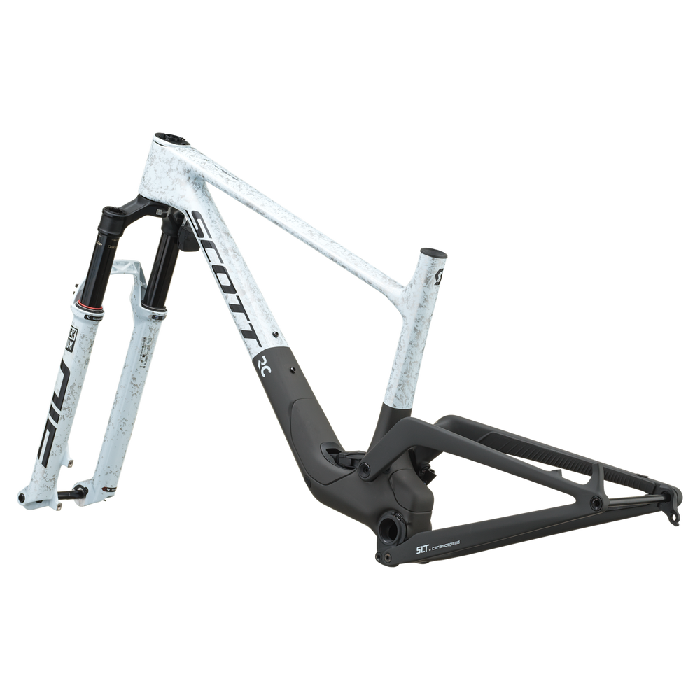 SCOTT Spark RC World Cup EVO in Rush White/Carbon Black, detail view