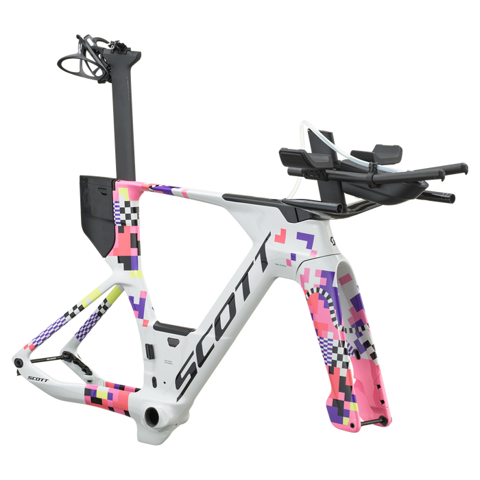 SCOTT Plasma RC LTD in Beluga Grey/Sachet Pink, side view