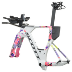 SCOTT Plasma RC LTD in Beluga Grey/Sachet Pink, detail view