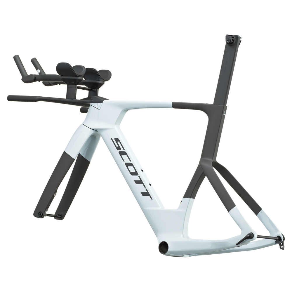 SCOTT Plasma RC TT in Cumulus White/Carbon Black, detail view