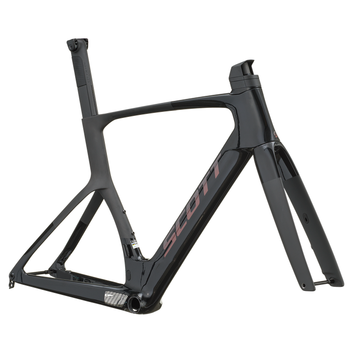 SCOTT Foil RC Ultimate in Piano Black/Carbon Black, side view