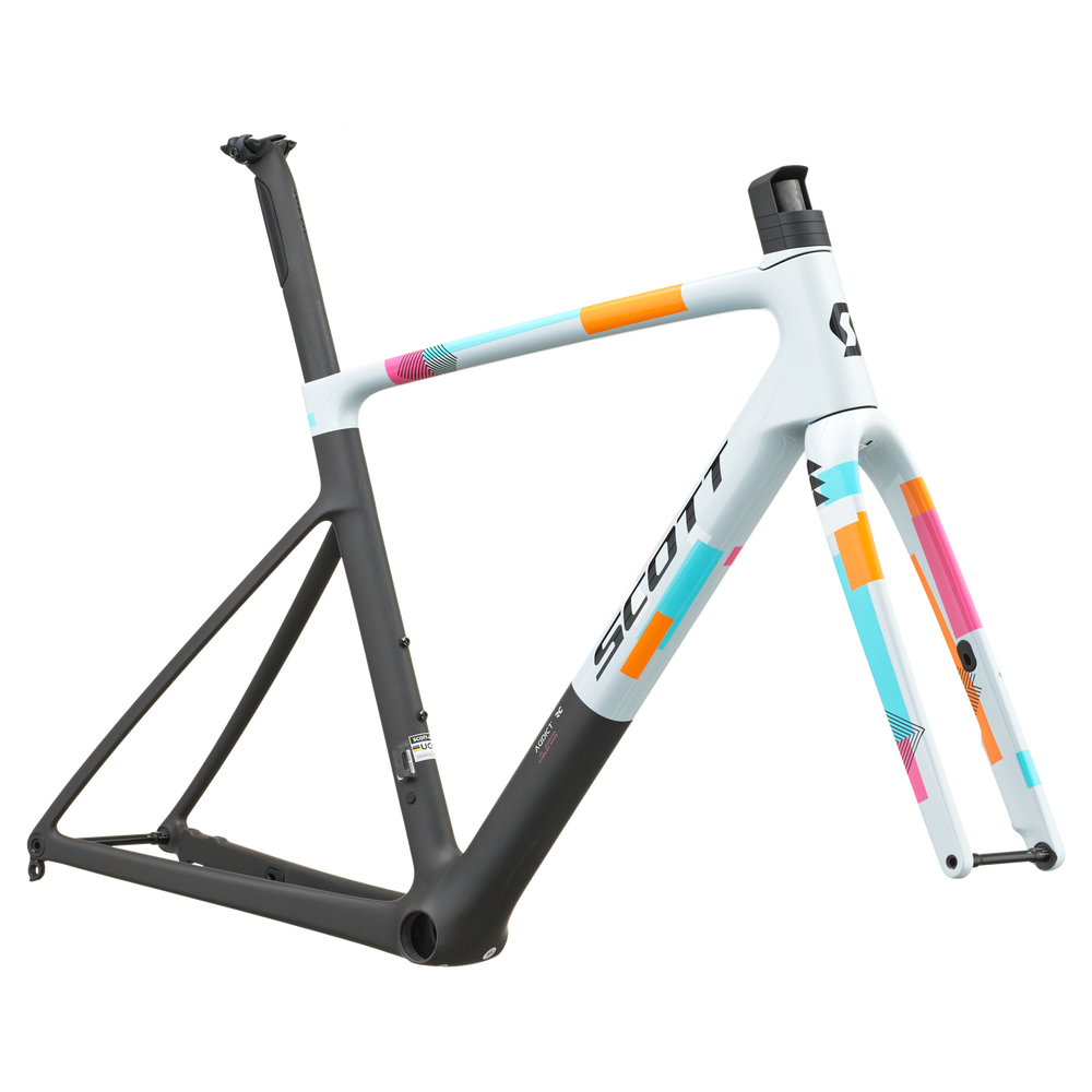 SCOTT Addict RC Team Replica in Team Clear, side view