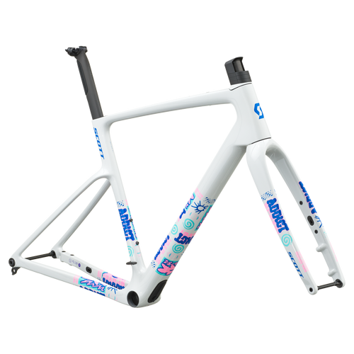 SCOTT Addict Gravel 20 in Beluga Grey, side view