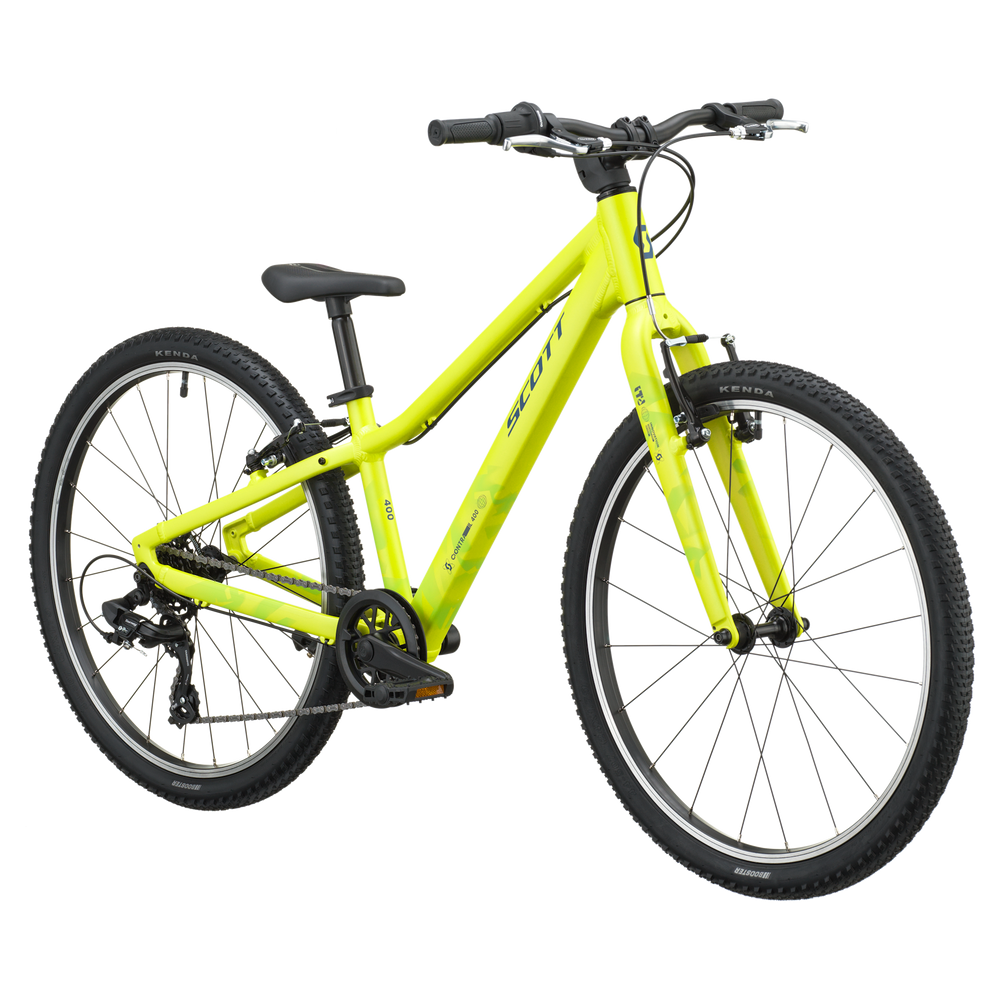 SCOTT Contrail 400 in Zesty Yellow, side view