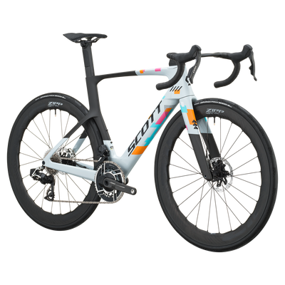 SCOTT Foil RC Team Replica in Team Clear, side view