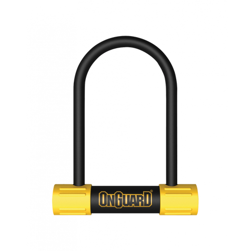 OnGuard Bulldog Mini Lock in Black/Yellow