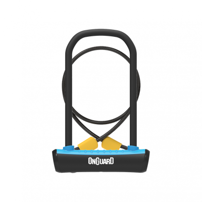 OnGuard Neon U-Lock + Cable in Blue