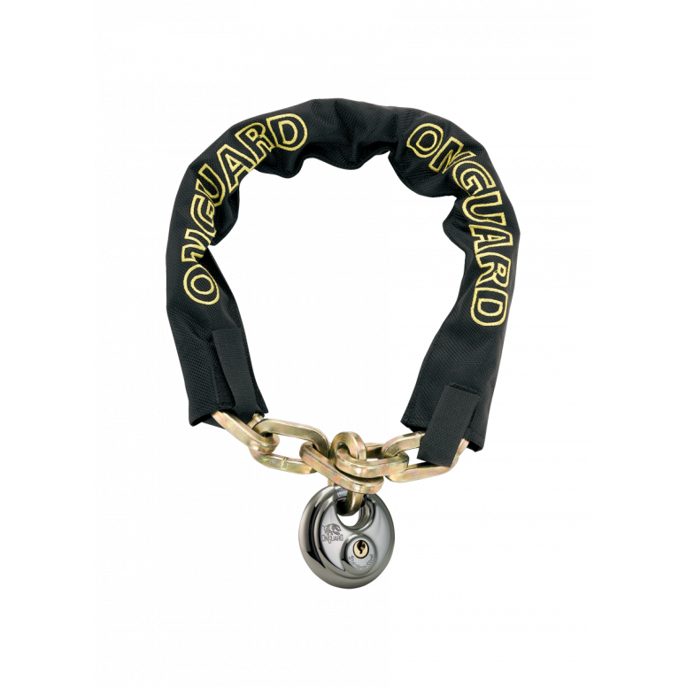 OnGuard Mastiff DB Chain Lock in Black/Yellow