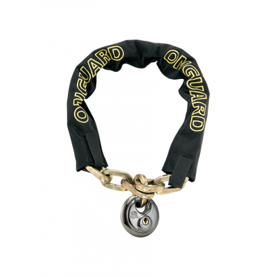 OnGuard Mastiff DB Chain Lock in Black/Yellow