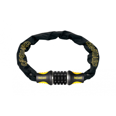 OnGuard Mastiff Combo Chain Lock in Black/Yellow