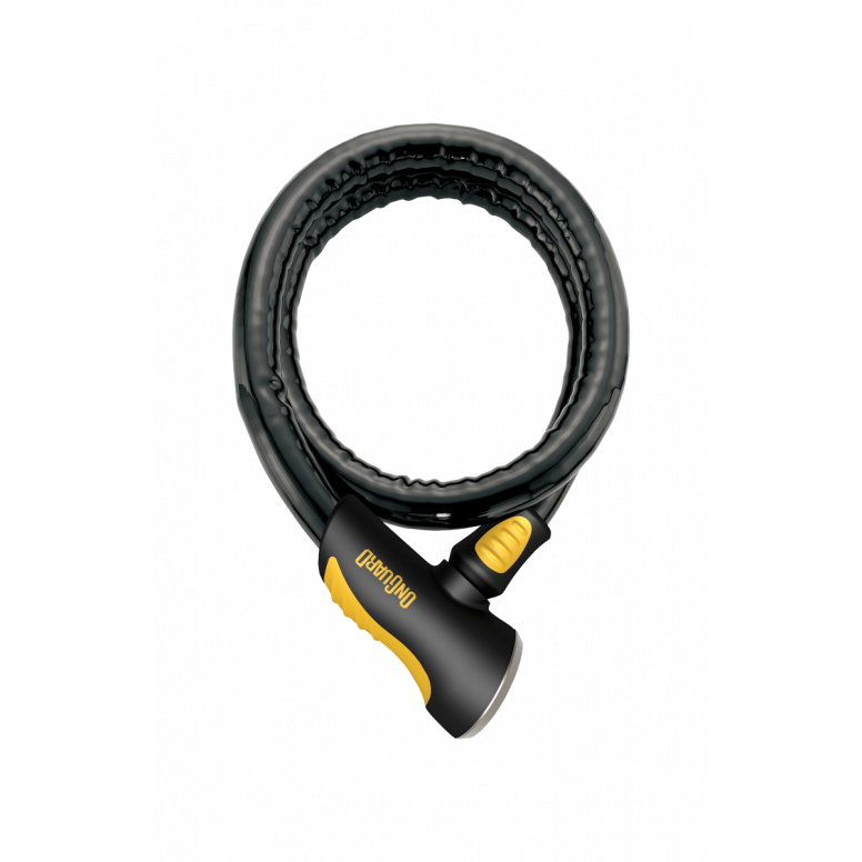 OnGuard Rottweiler Cable Lock 180 in Black/Yellow