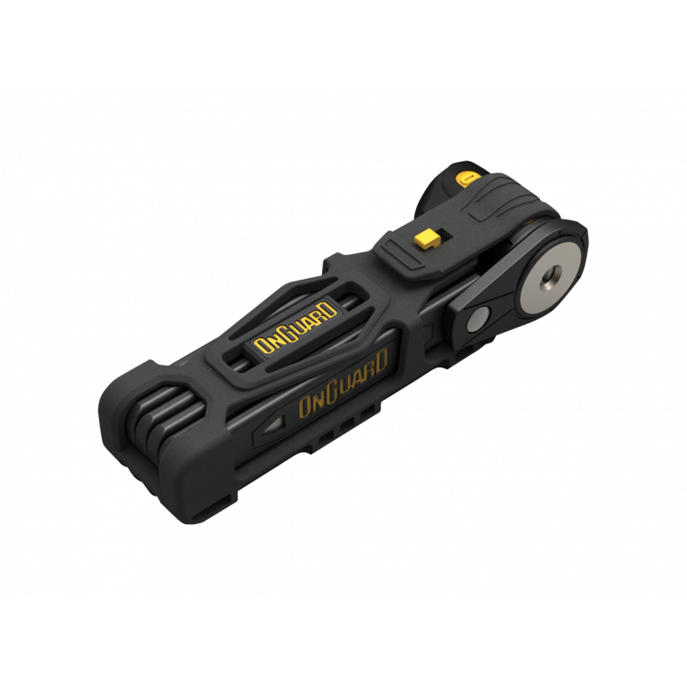 OnGuard Link Plate Lock K9 Key in Black/Yellow