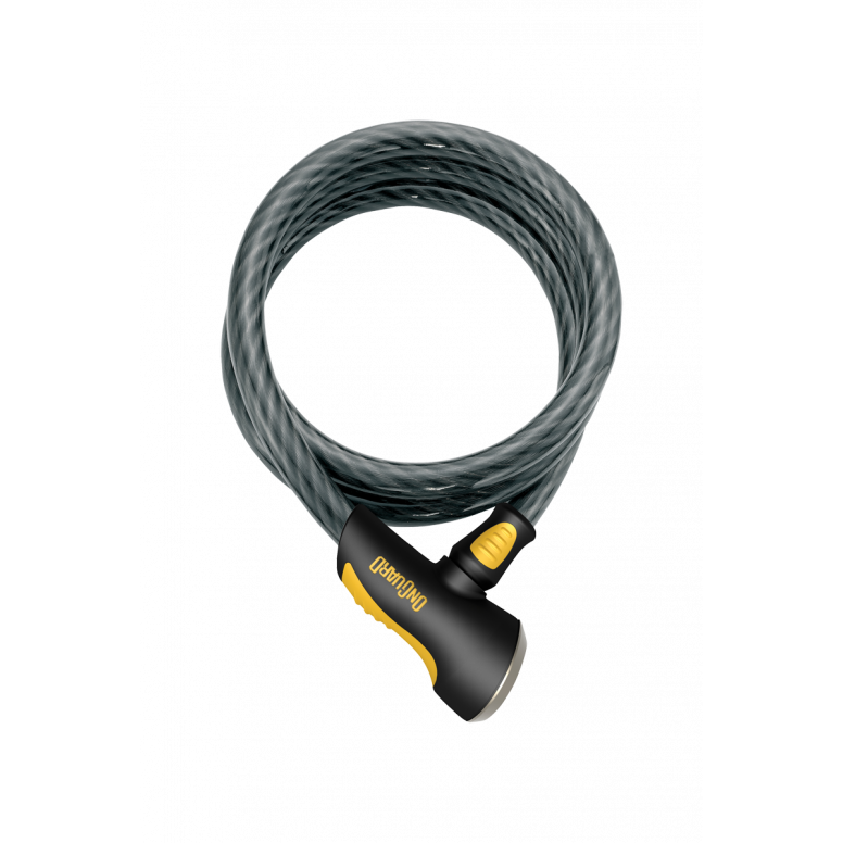 OnGuard Akita 20mm Cable Lock 185 in Black/Yellow