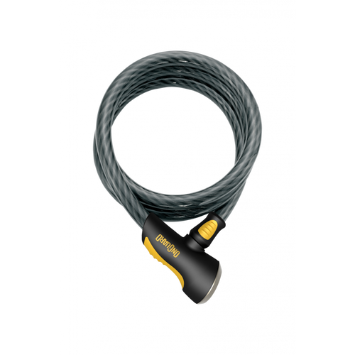 OnGuard Akita 20mm Cable Lock 185 in Black/Yellow